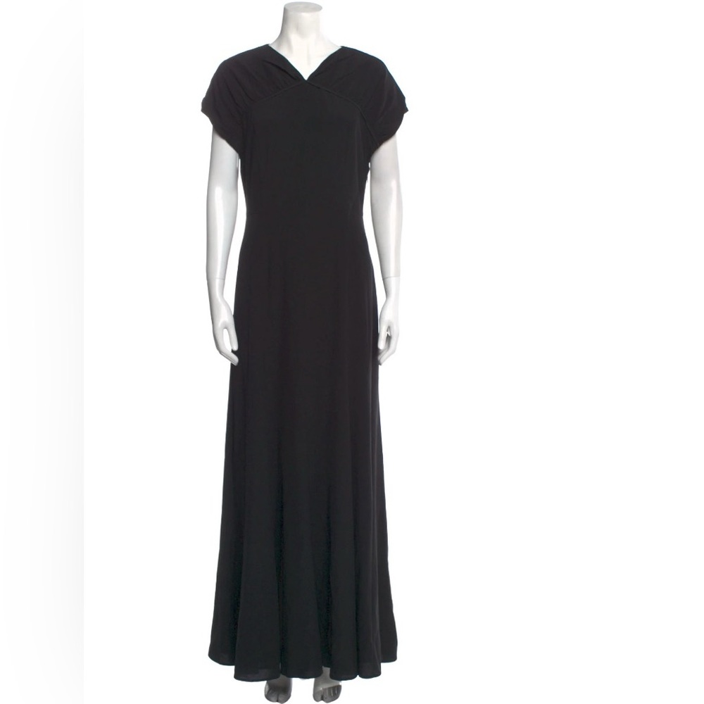 Tove Backless Black Gown Dress size 6 silk